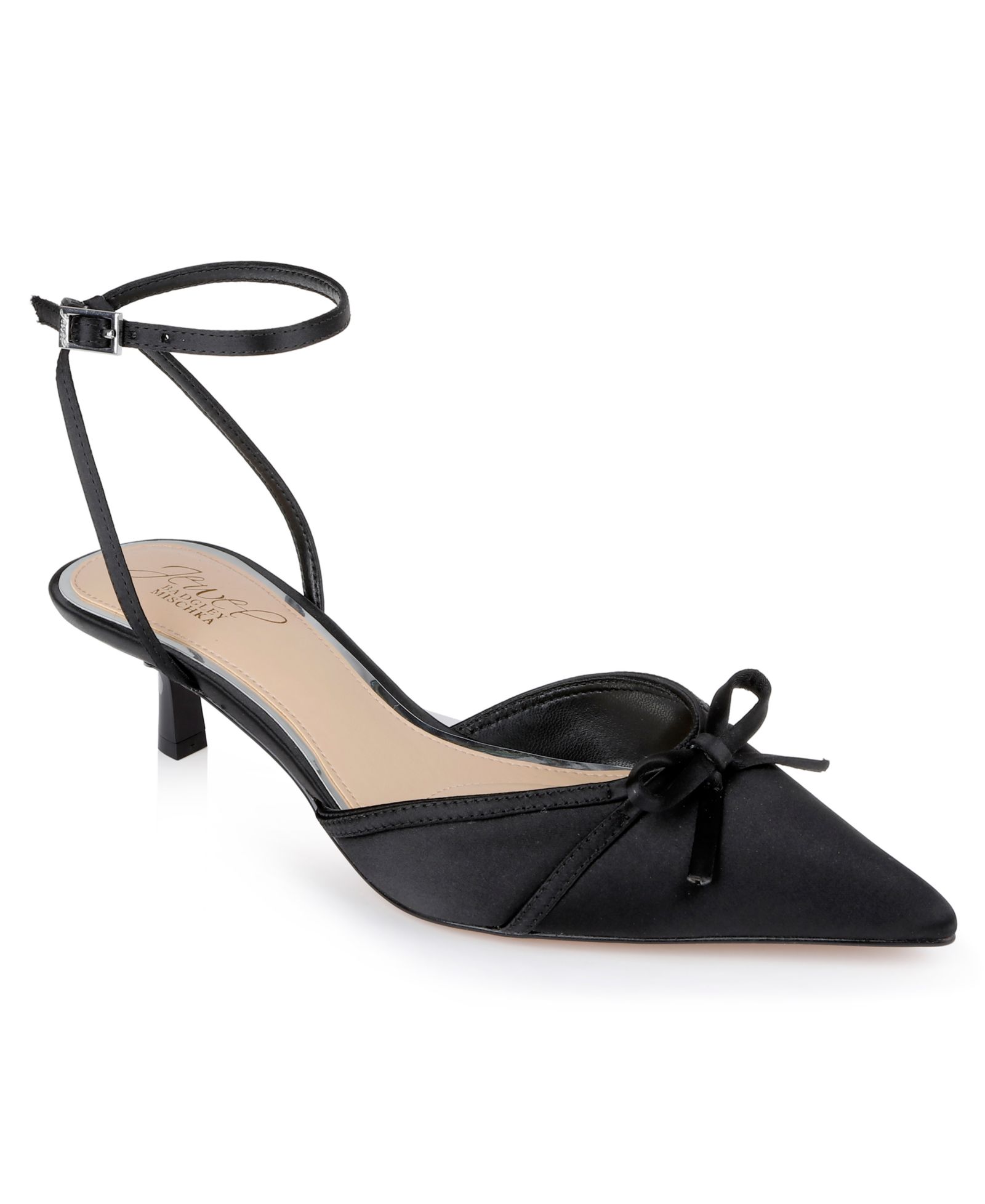 Женские туфли на каблуке Jewel Badgley Mischka Talasia Kitten Heel Pumps