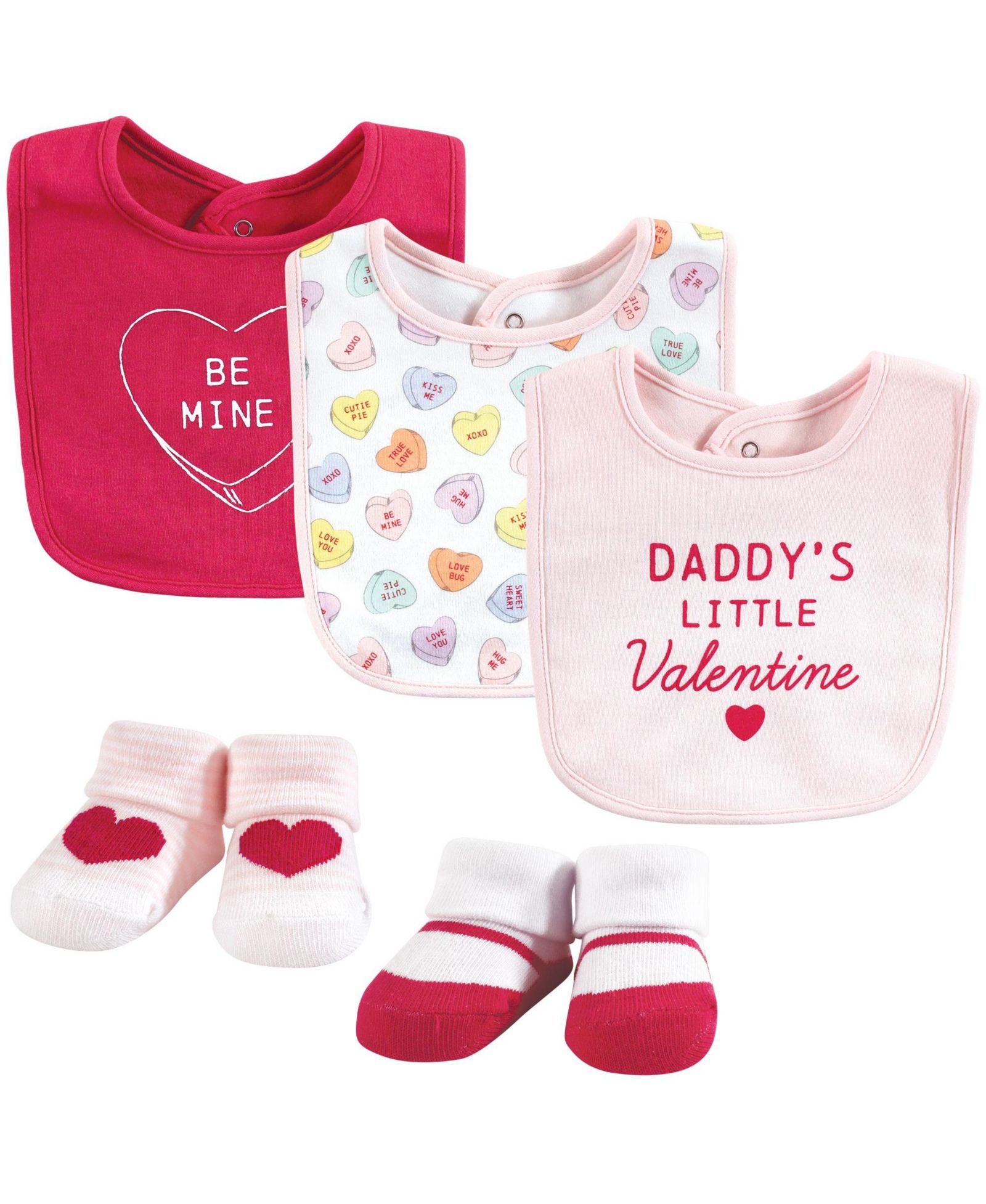 Набор из 5 нагрудников и носков Hudson Baby Baby Girls Hudson