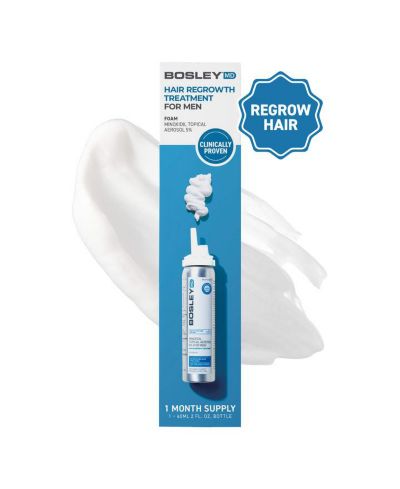 BosleyMD MEN's Hair Re-growth Foam 5% Minoxidil