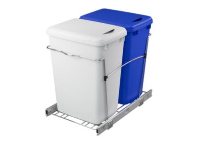 Rev-A-Shelf двойной выдвижной мусорный контейнер 35 qt для кухни