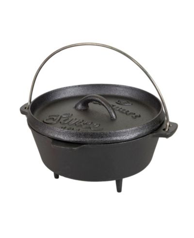 Stansport Pre-Seasoned Cast Iron Dutch Oven with Legs