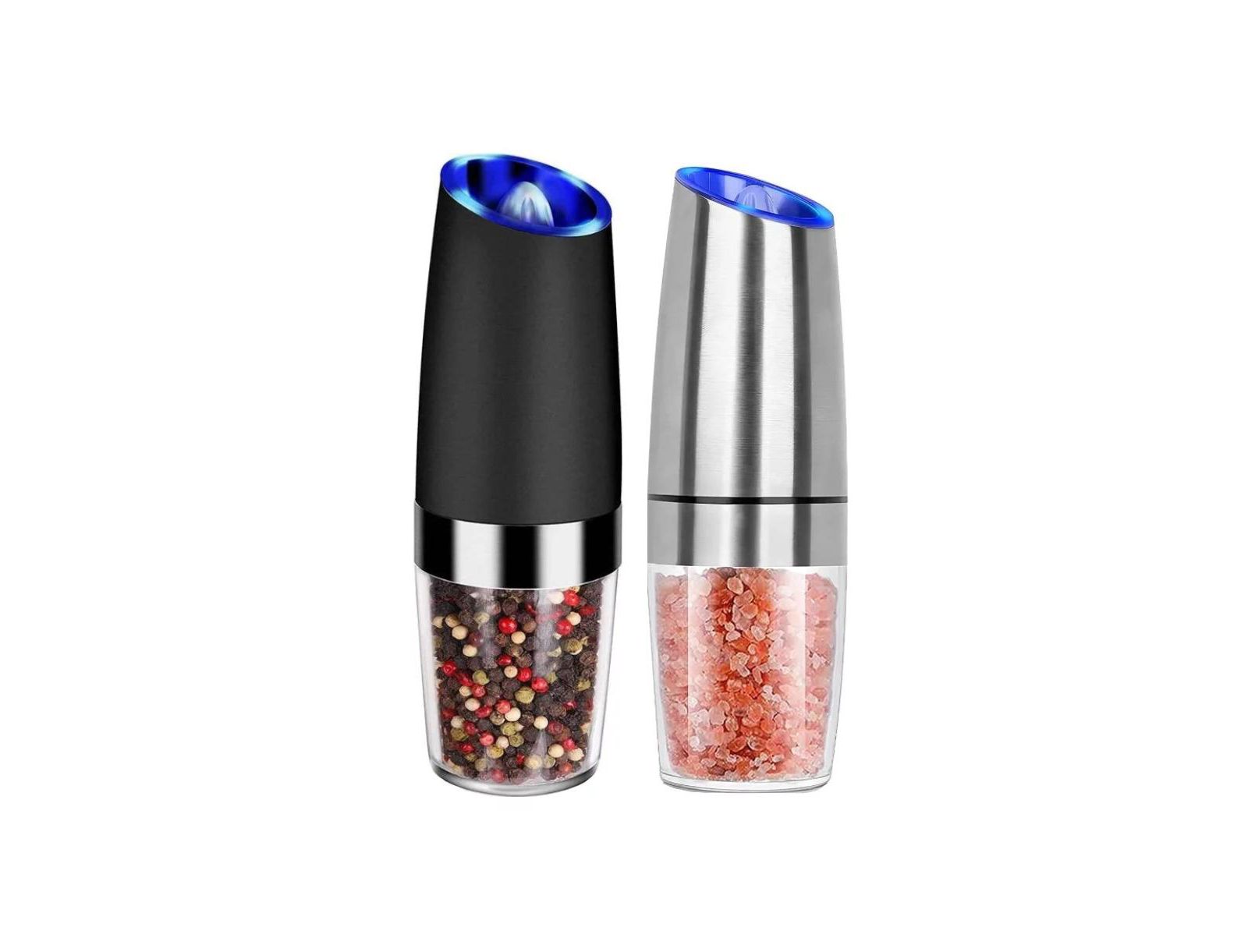 Cowin Salt and Pepper Grinder Set Automatic Battery Operated 2 Pcs