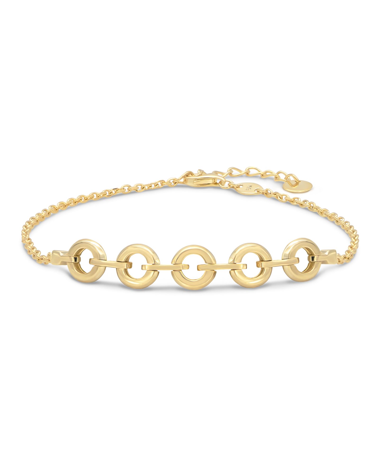 Браслет DEVATA Cable Link Chain из 14K Gold