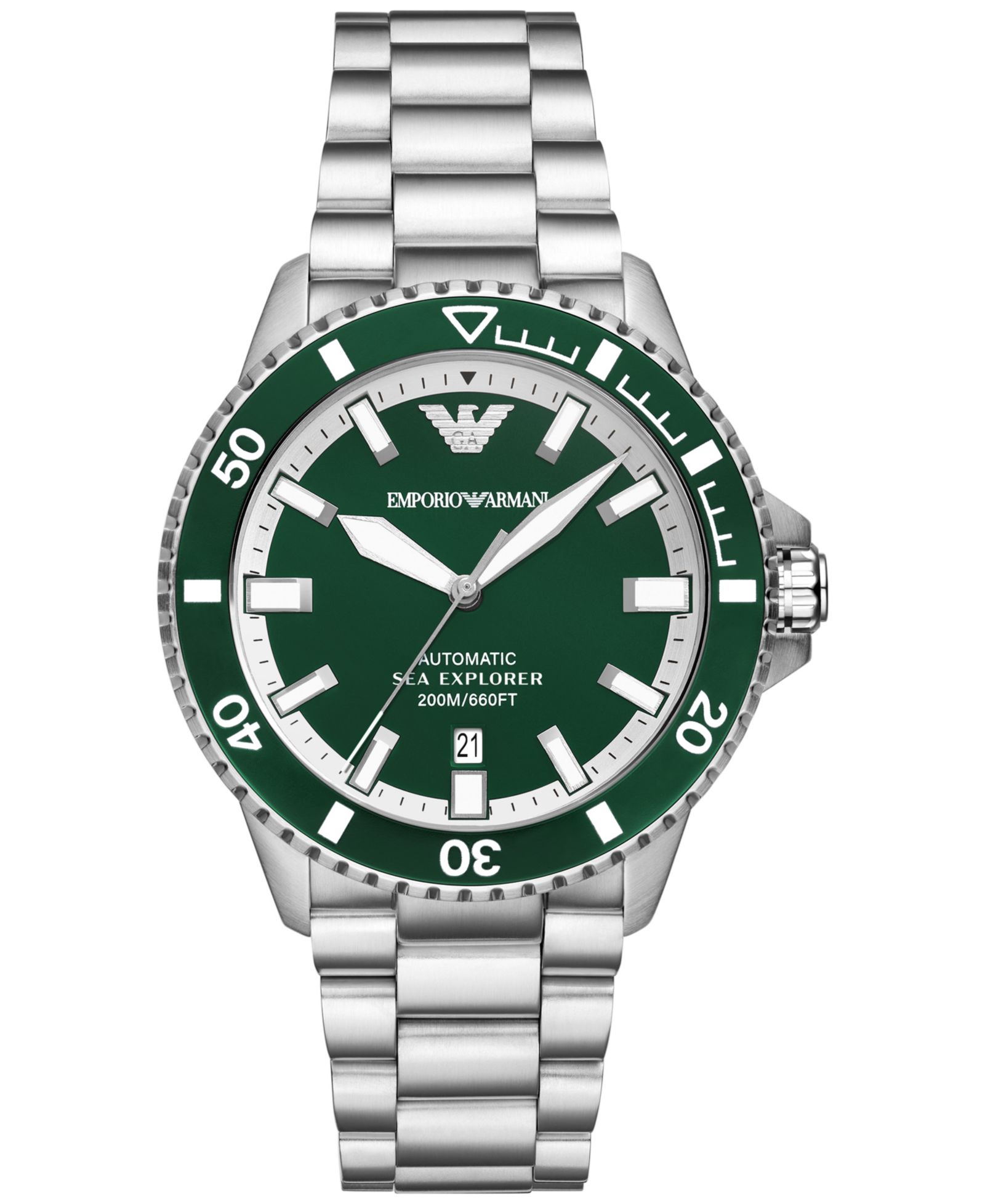 Emporio Armani Мужские часы Sea Explorer Automatic Stainless Steel 42mm