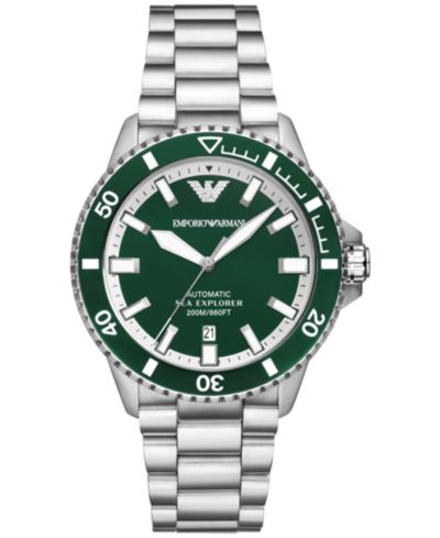 Emporio Armani Мужские часы Sea Explorer Automatic Stainless Steel 42mm
