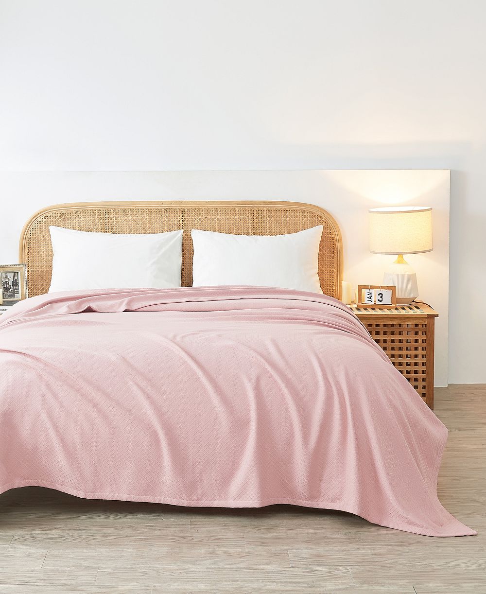 Плед Melange Home из египетского хлопка, Full/Queen