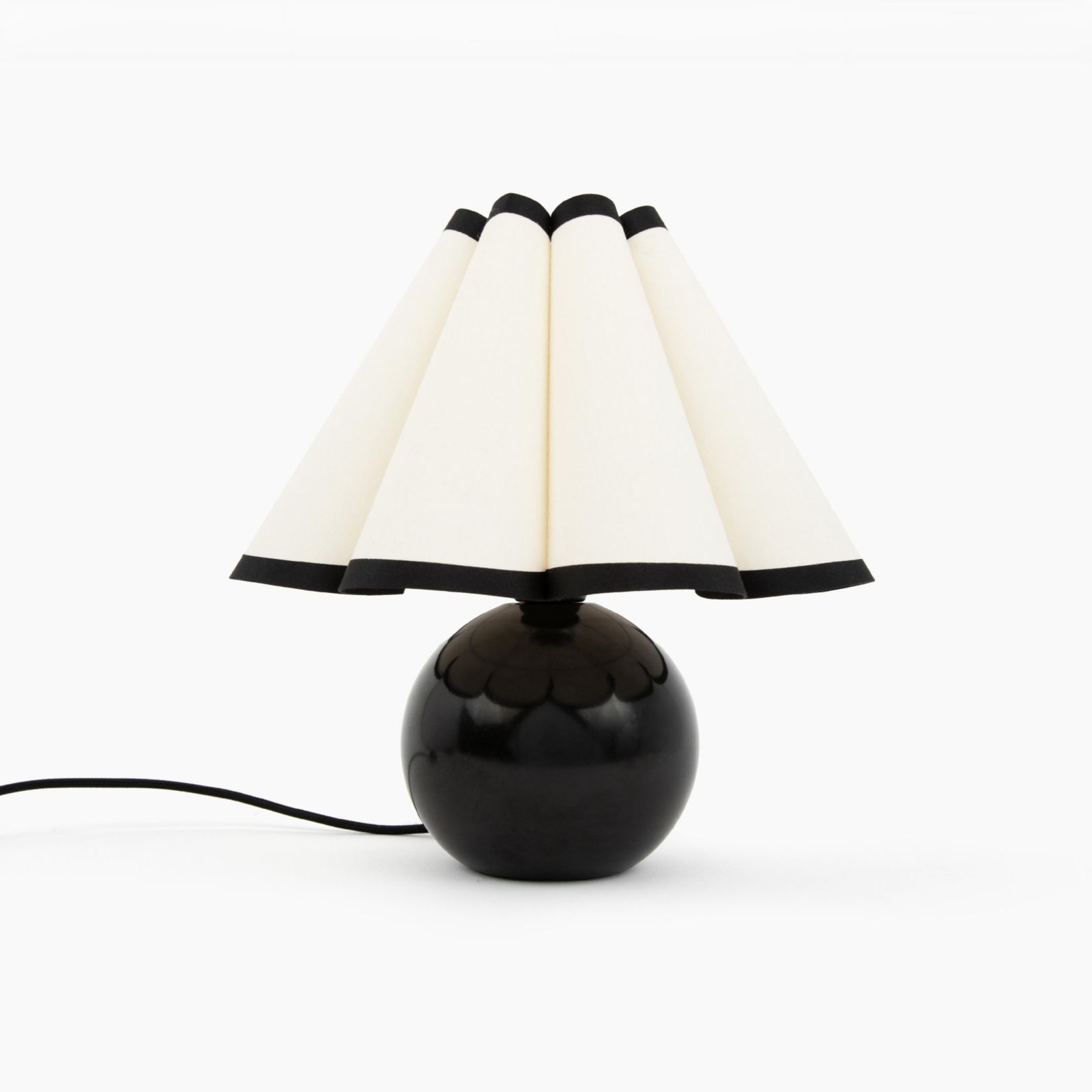 Blair 10" Modern LED Classic Table Lamp with Black Marble Base, Bulb Included