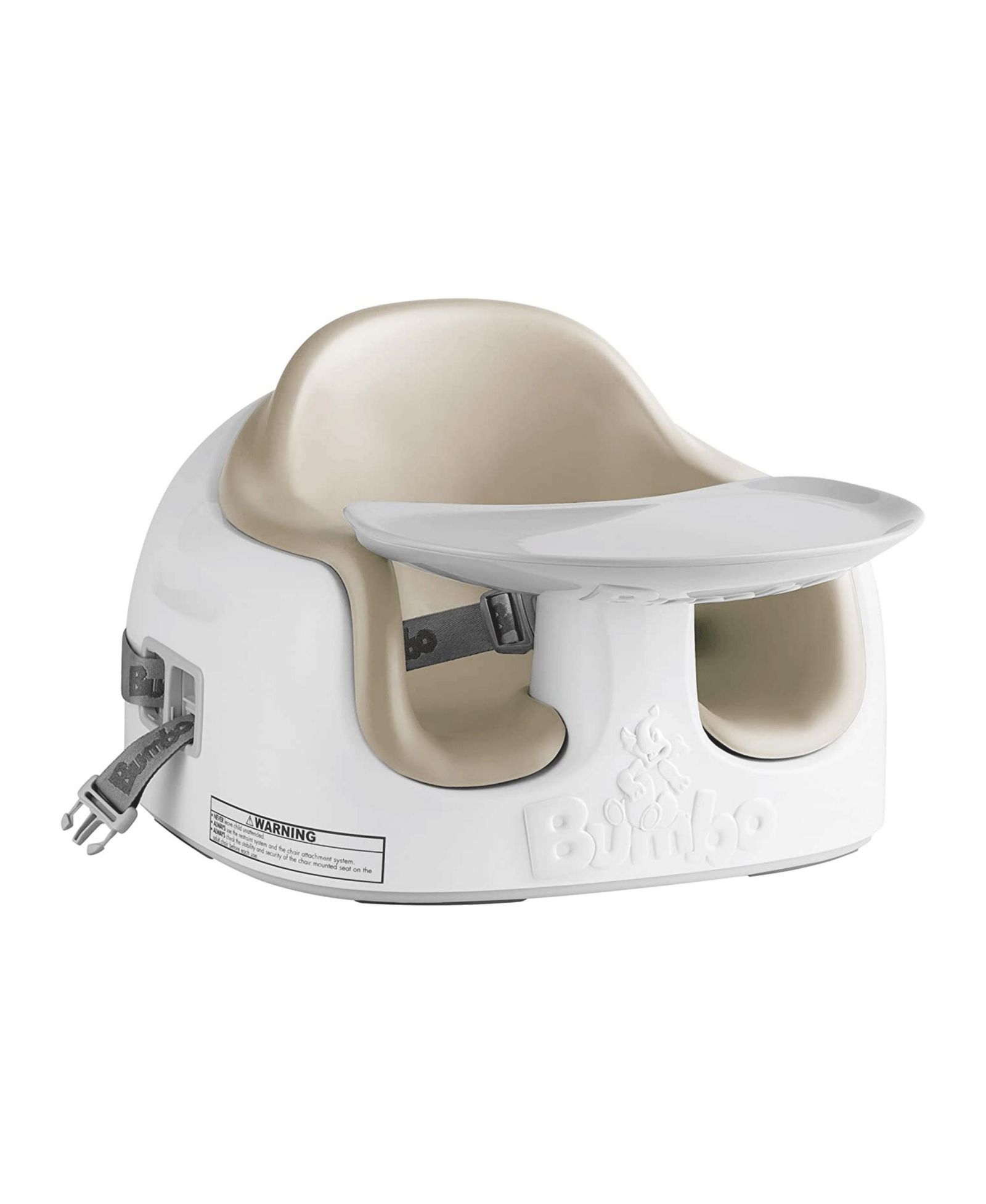 Детское сиденье-стульчик Bumbo Baby Toddler Adjustable 3-in-1 Booster Seat/High Chair and Tray, Taupe
