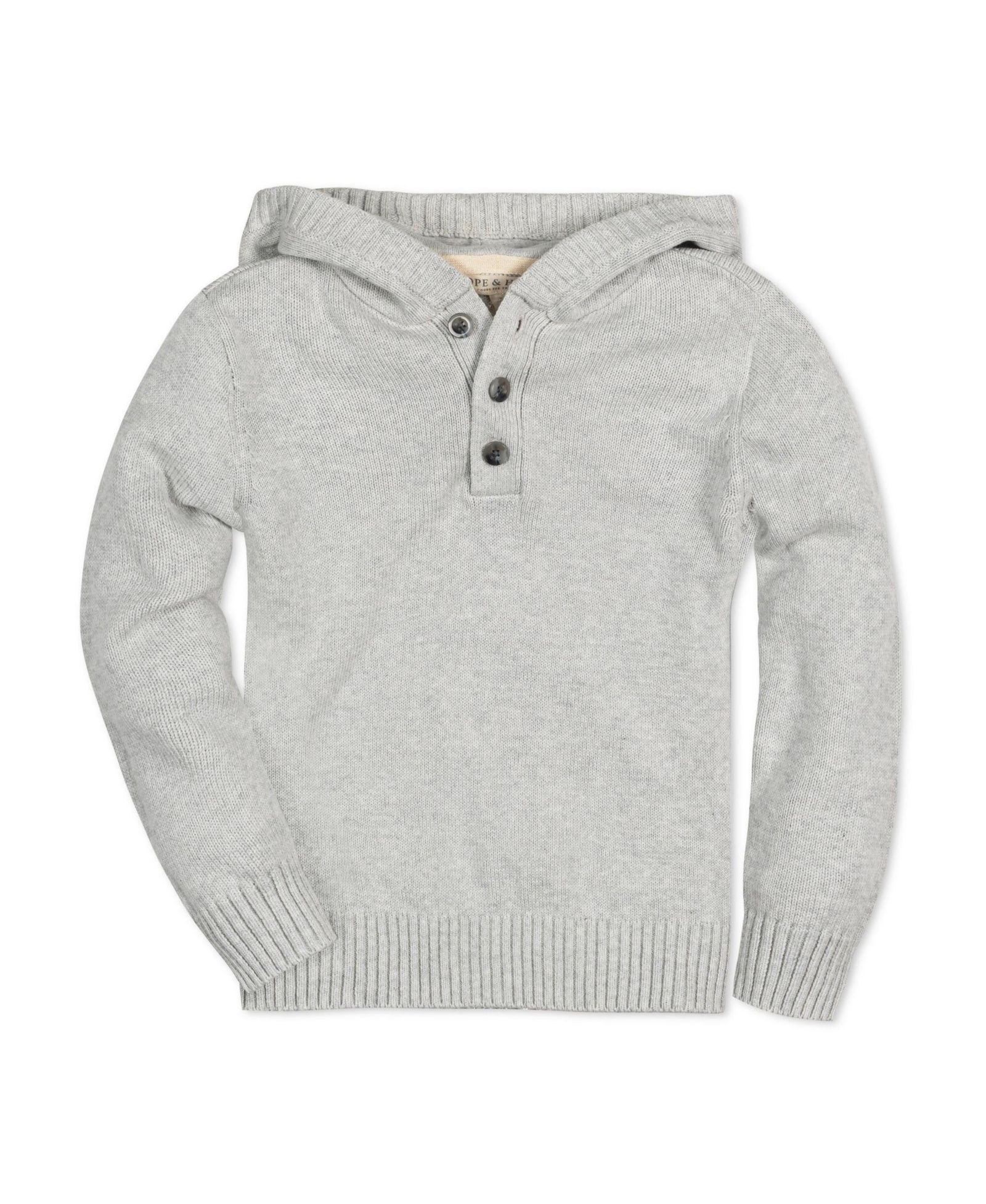 Детский джемпер-худи Hope & Henry Organic Long Sleeve Henley