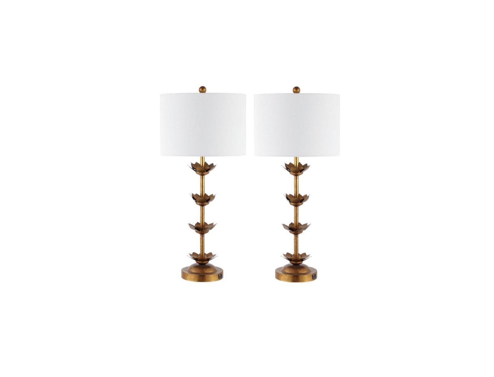 Lani Table Lamp Set Of 2 W/ USB Port