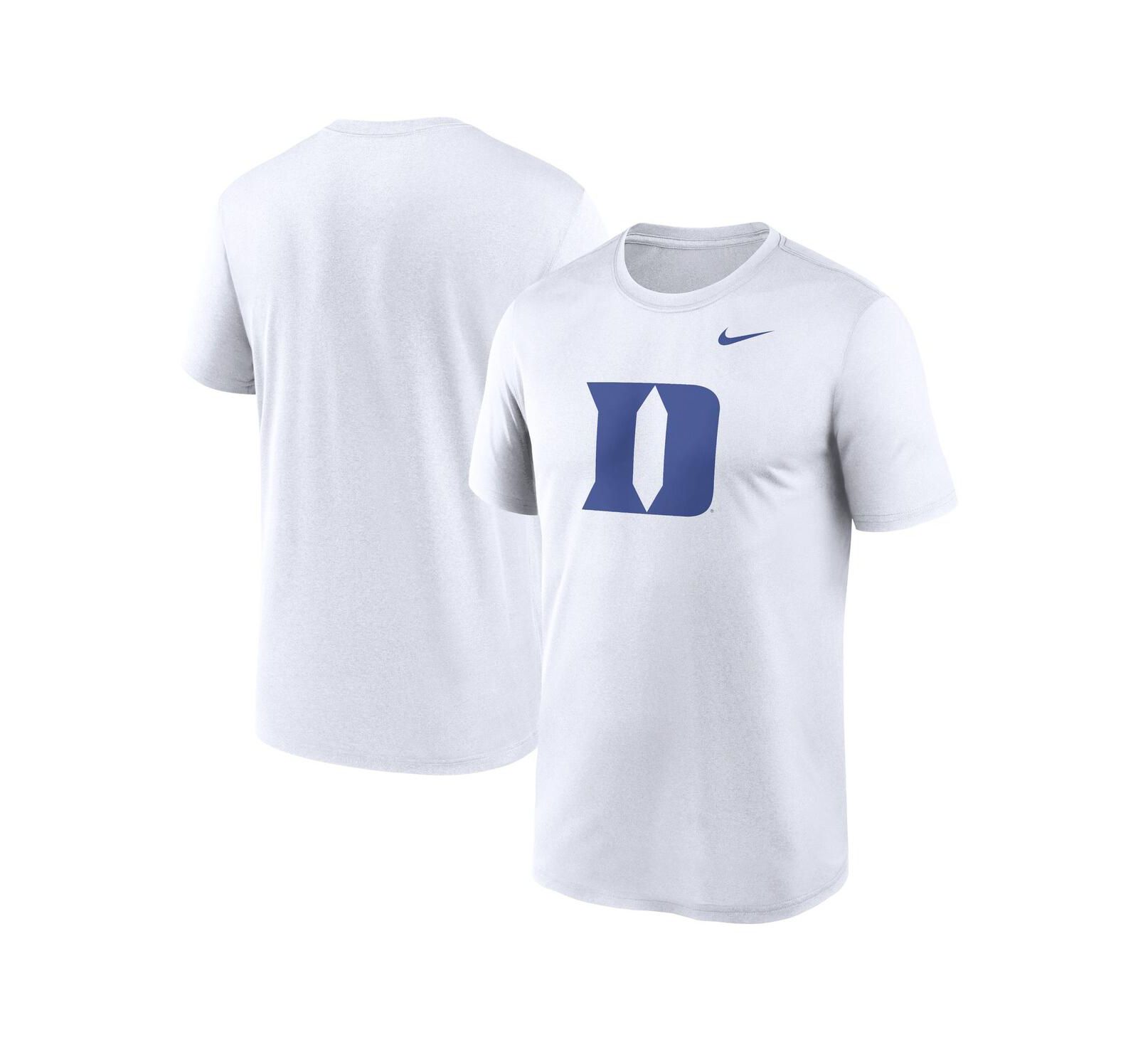 Футболка Nike Men's White Duke Blue Devils Primetime Legend Logo