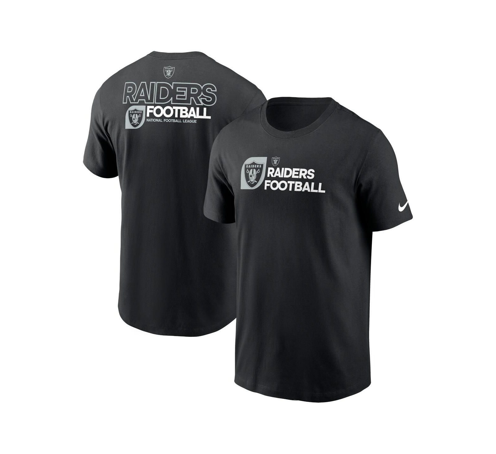 Nike Men's Black Las Vegas Raiders Outline T-Shirt