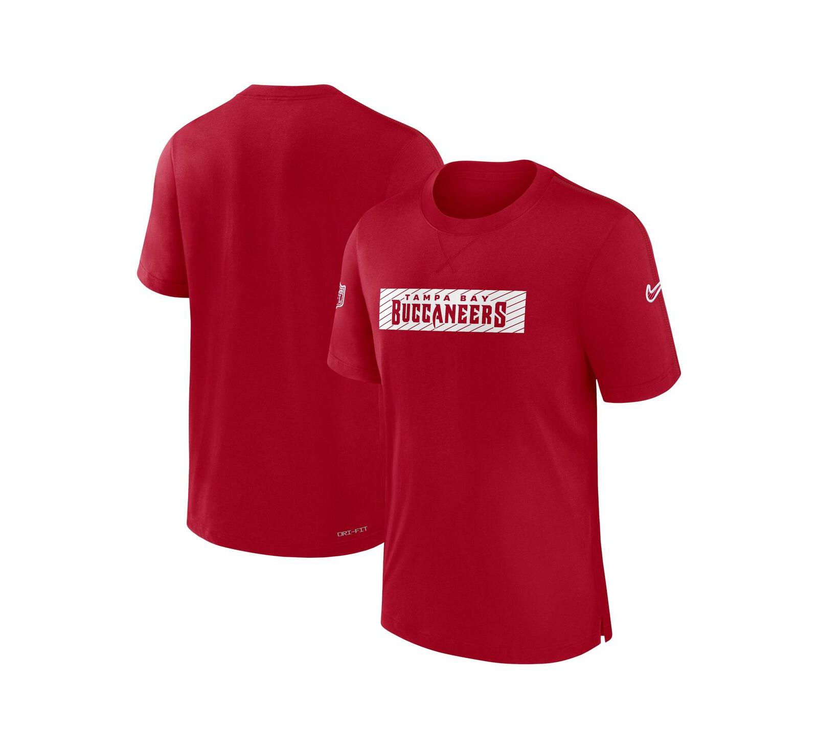 Nike Men's Red Tampa Bay Buccaneers Sideline Player Performance T-Shirt
