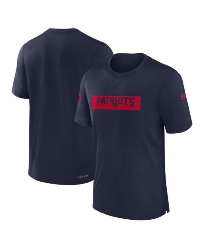 Nike Мужская футболка New England Patriots Sideline Player Performance, темно-синяя