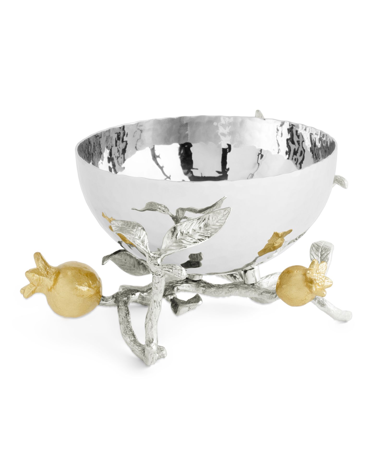 Чаша Michael Aram Pomegranate Silver and Gold Nut Bowl