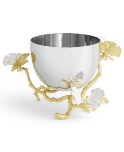 Золотая чаша Michael Aram Butterfly Ginkgo Gold Nut Bowl
