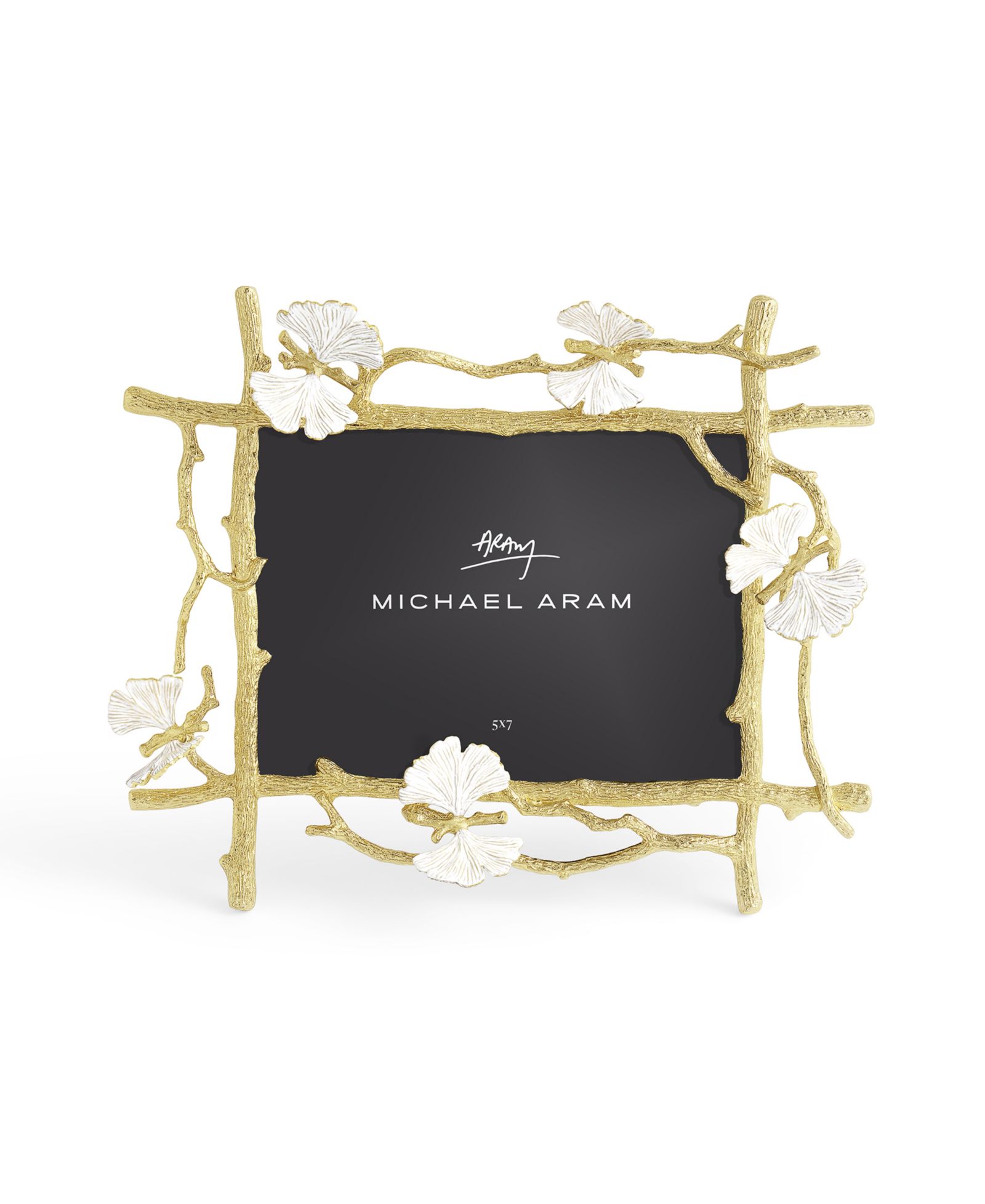 Michael Aram Butterfly Ginkgo Gold Frame, 5" x 7"