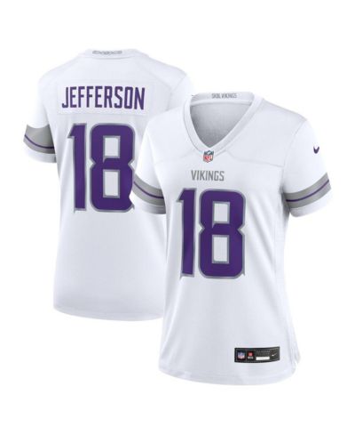 Женская игровая джерси Nike Justin Jefferson Minnesota Vikings Alternate