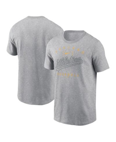 Мужская футболка Nike Oakland Athletics Home Team Athletic Arch Heather Gray