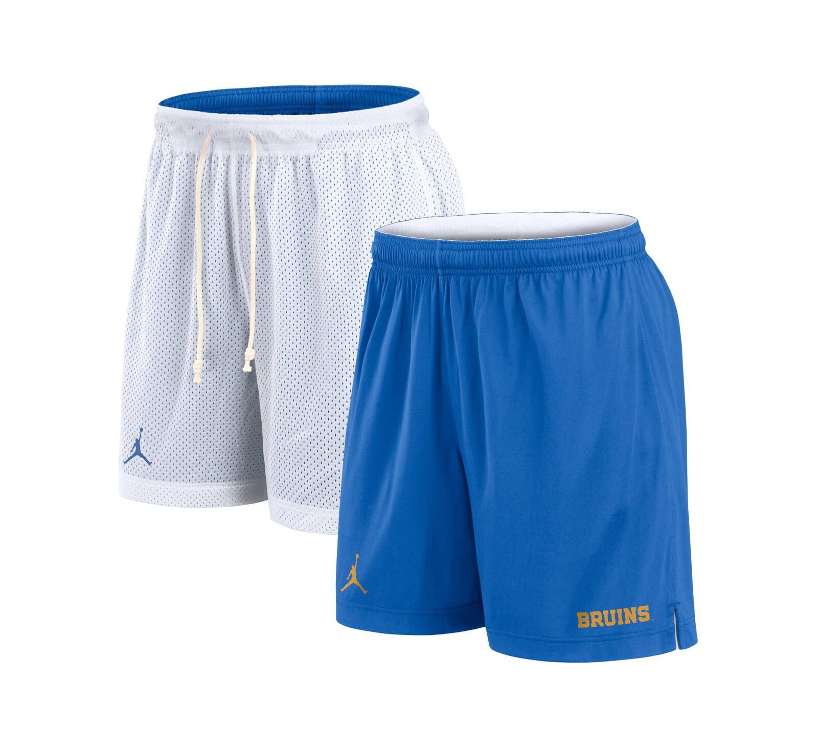 Jordan Мужские White/Blue UCLA Bruins Primetime Reversible Shorts