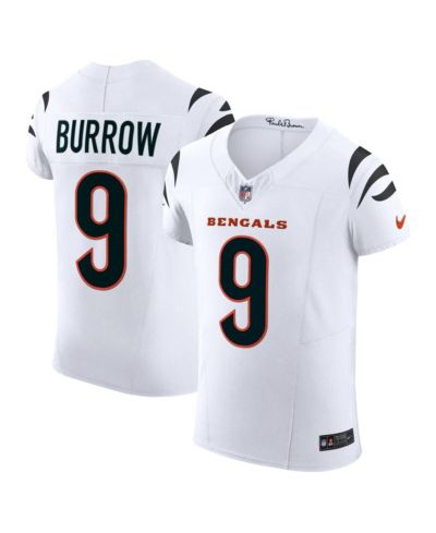 Nike Men's Joe Burrow White Cincinnati Bengals Vapor F.U.S.E. Elite Jersey