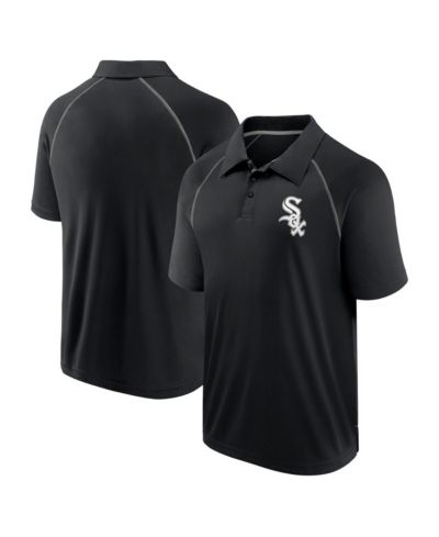 Мужское поло Fanatics Black Chicago White Sox Strong Alone Raglan