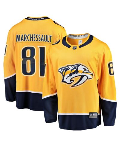 Fanatics Men's Jonathan Marchessault Gold Nashville Predators Home Premier Breakaway Player Jersey
