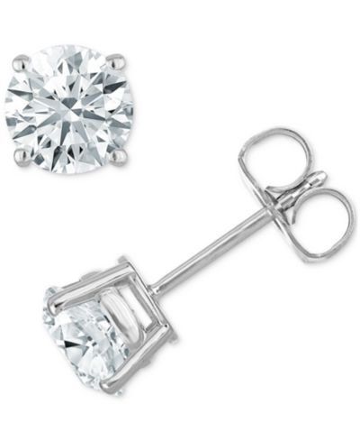 Diamond Four Prong Stud Earrings (3/4 ct. t.w.)