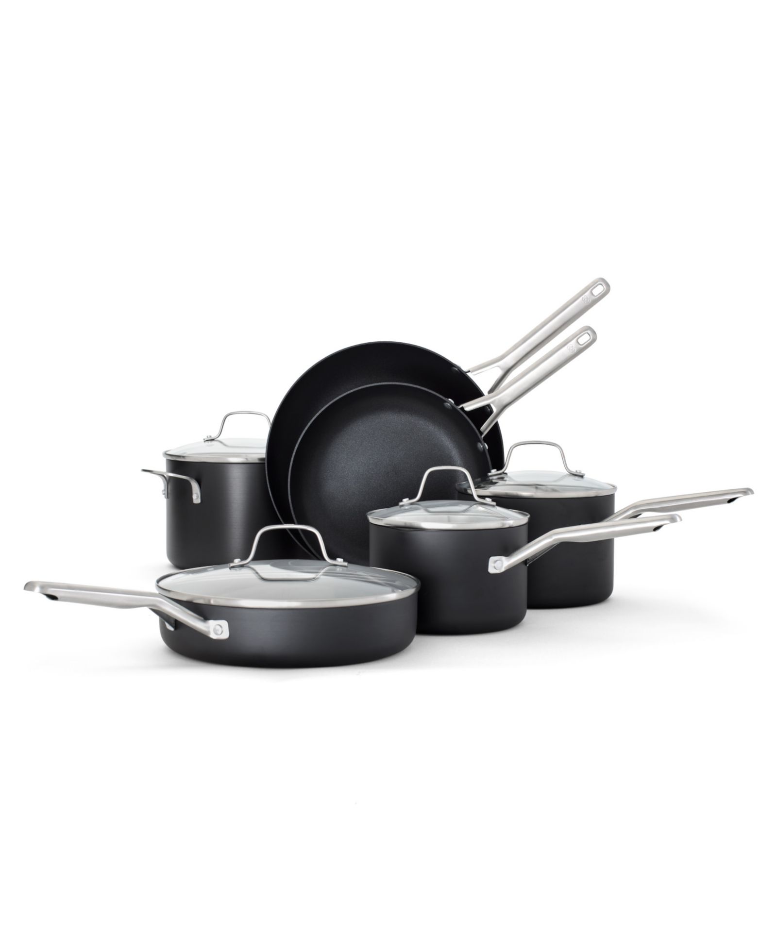 Calphalon Hard-Anodized Nonstick 10-Piece Cookware Set
