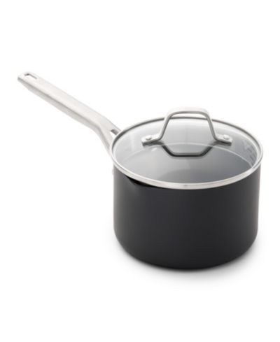 Calphalon Сотейник с крышкой, антипригарное покрытие Hard-Anodized, 2.5-Quart