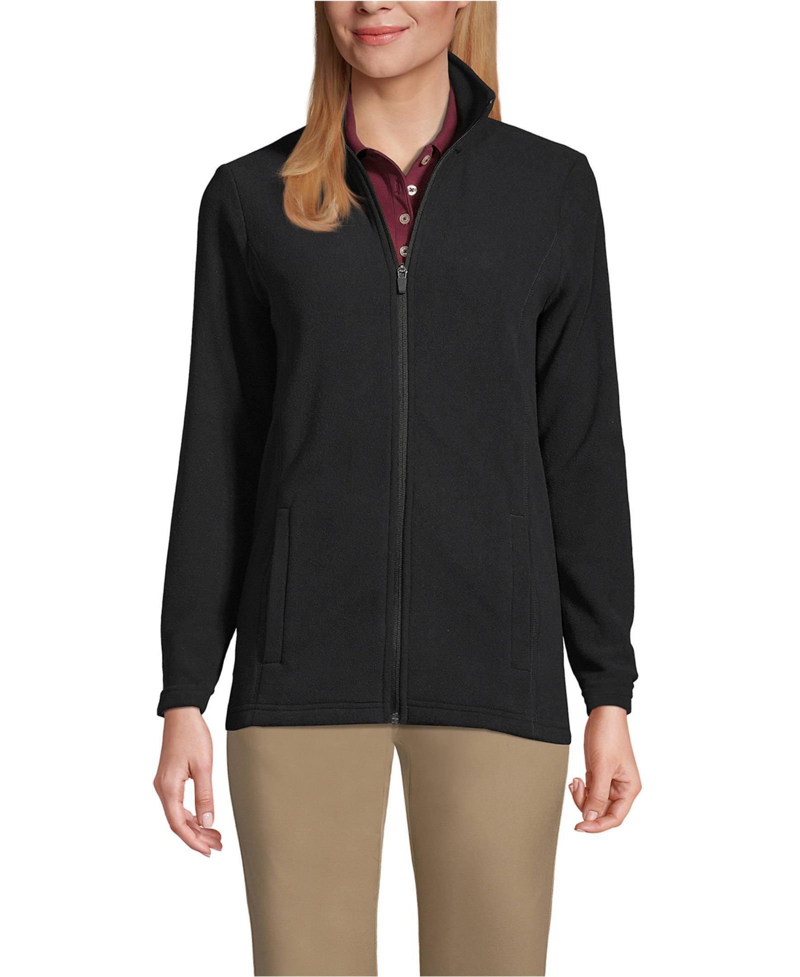 Lands' End Женский флисовый жакет Thermacheck 100