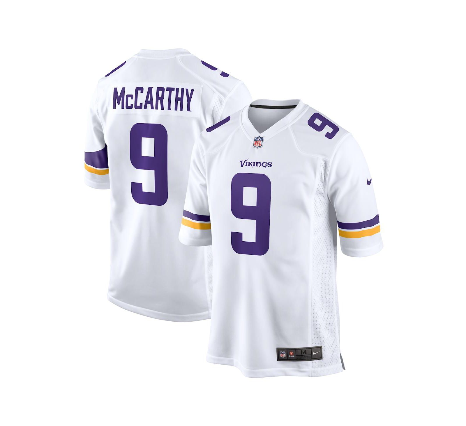Мужская игровая джерси Nike J.J. McCarthy Minnesota Vikings Alternate Game Player