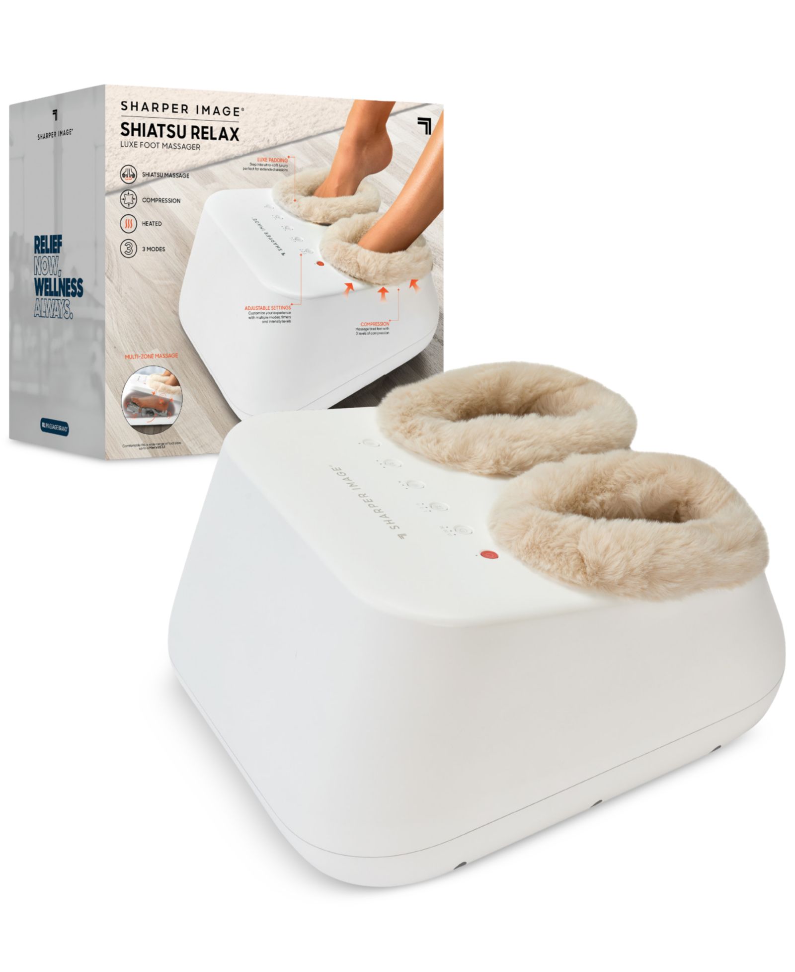 Массажер для ног Sharper Image® Shiatsu Relax Luxe