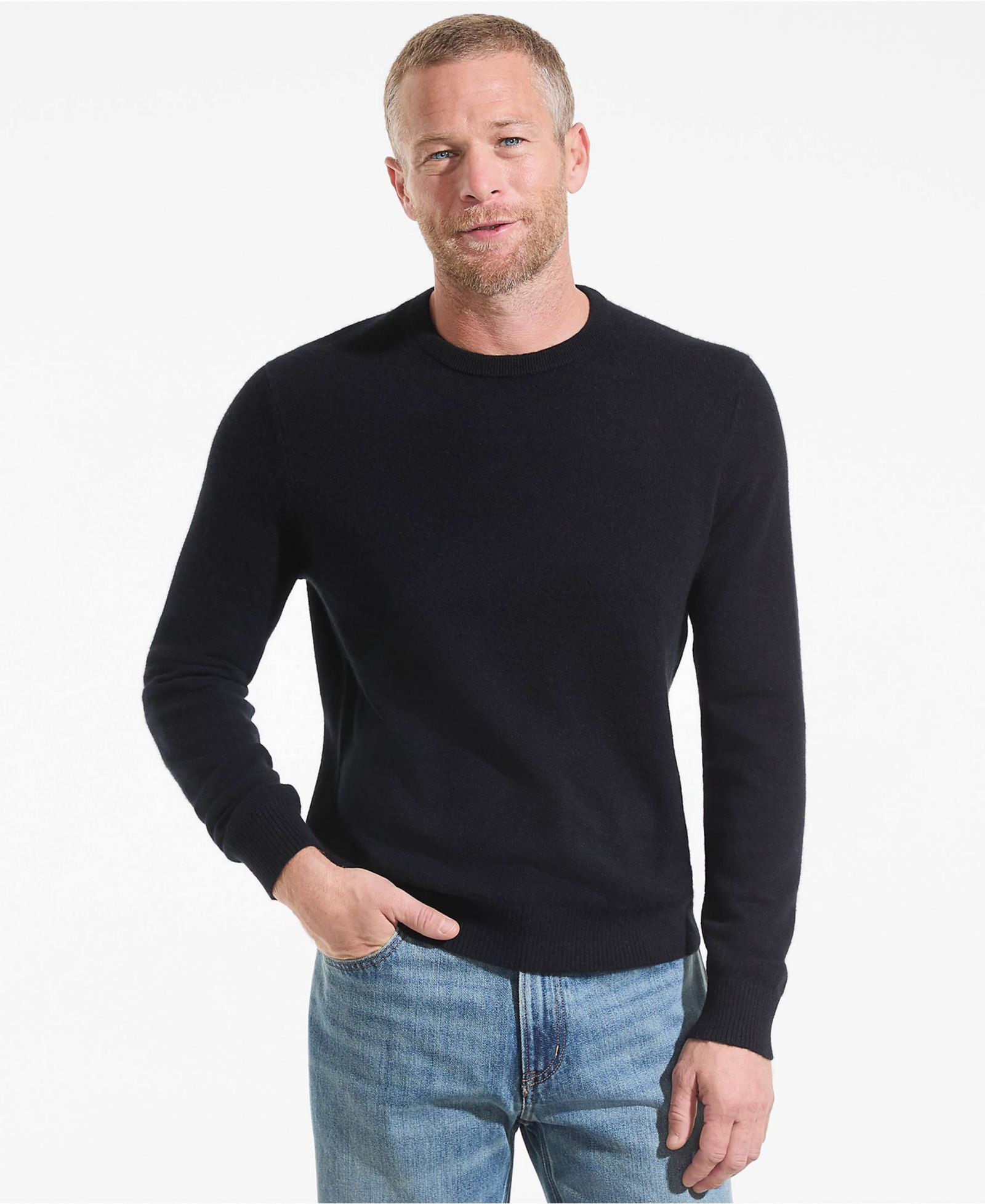 Джемпер Lands' End Big & Tall Fine Gauge Cashmere