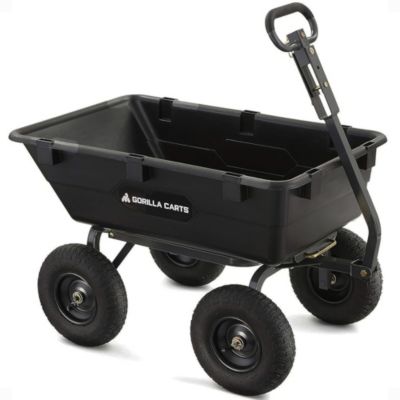 Gorilla Carts садовая тележка для мусора и пляжная тележка Heavy-Duty, 1200 lb Capacity