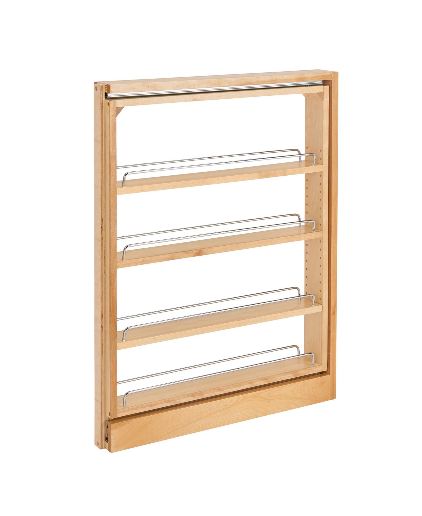 Rev-A-Shelf 3" Pull Out Kitchen Cabinet Filler Organizer Spice Rack, 432-BF-3C