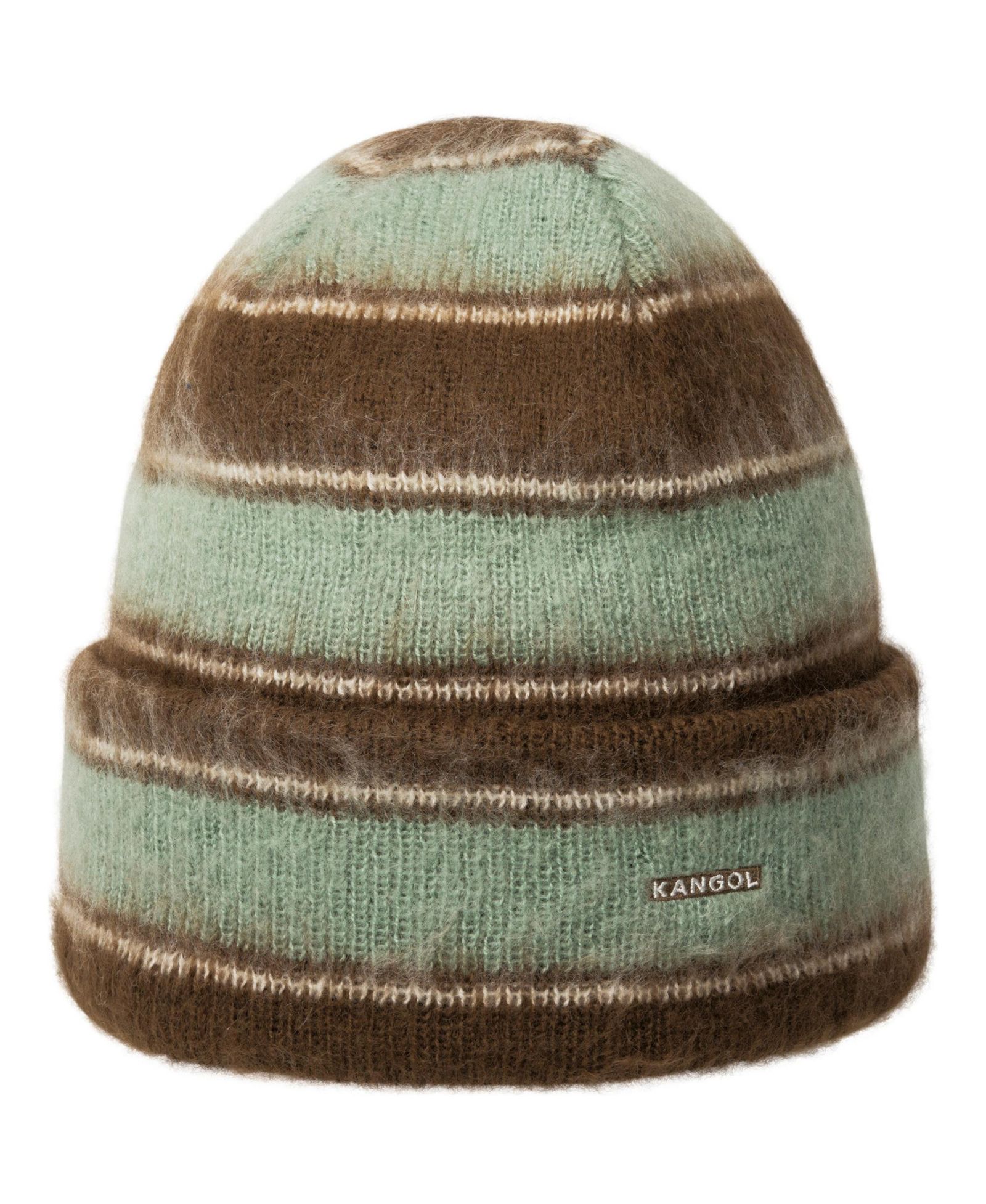 Мужская шапка Kangol Fuzzy Stripe Beanie Pull-Ons & Beanies