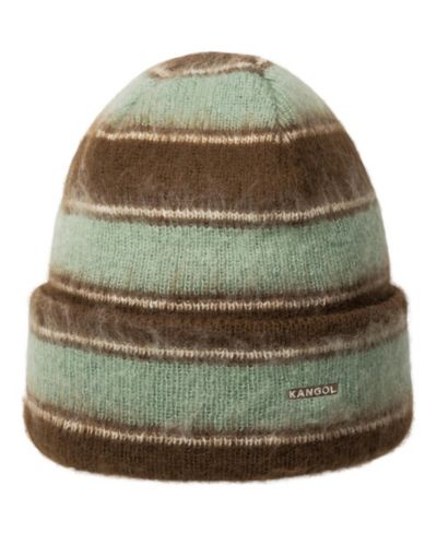 Мужская шапка Kangol Fuzzy Stripe Beanie Pull-Ons & Beanies