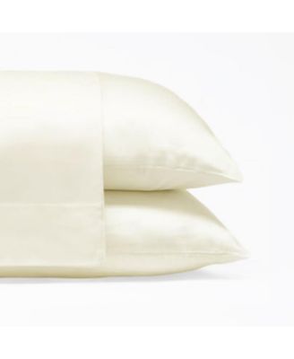 Комплект из 2 наволочек Cariloha Classic Twill | Ivory | King | Viscose Material | Allergy Resistant, Thermal-Regulating and Extra soft