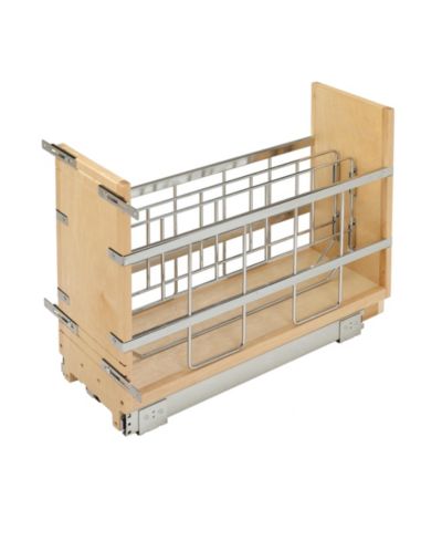 Rev-A-Shelf 5" Pull Out Cabinet Organizer, Ball Bearing Soft-Close 447-BCBBSC-5C
