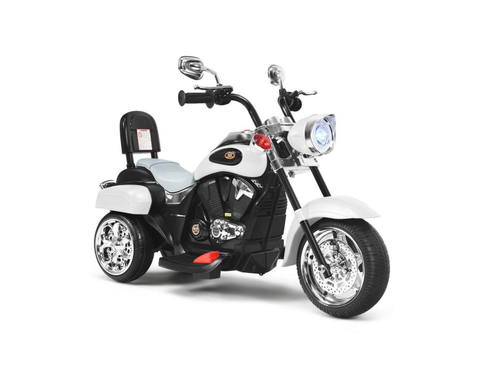 Мотоцикл-игрушка 6V Powered Toddler 3 Wheel с рожком, фарой и перезаряжаемым аккумулятором
