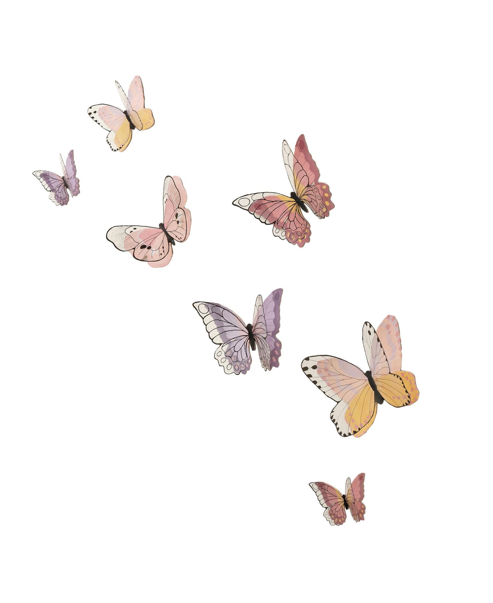 Наклейки на стену Lambs & Ivy Butterfly Dreams 3-Dimensional Wings