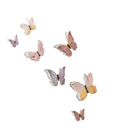 Наклейки на стену Lambs & Ivy Butterfly Dreams 3-Dimensional Wings