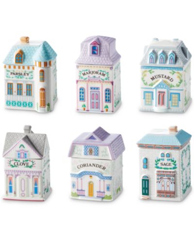 Набор баночек для специй Lenox Spice Village 6 Pc. Rustic Set