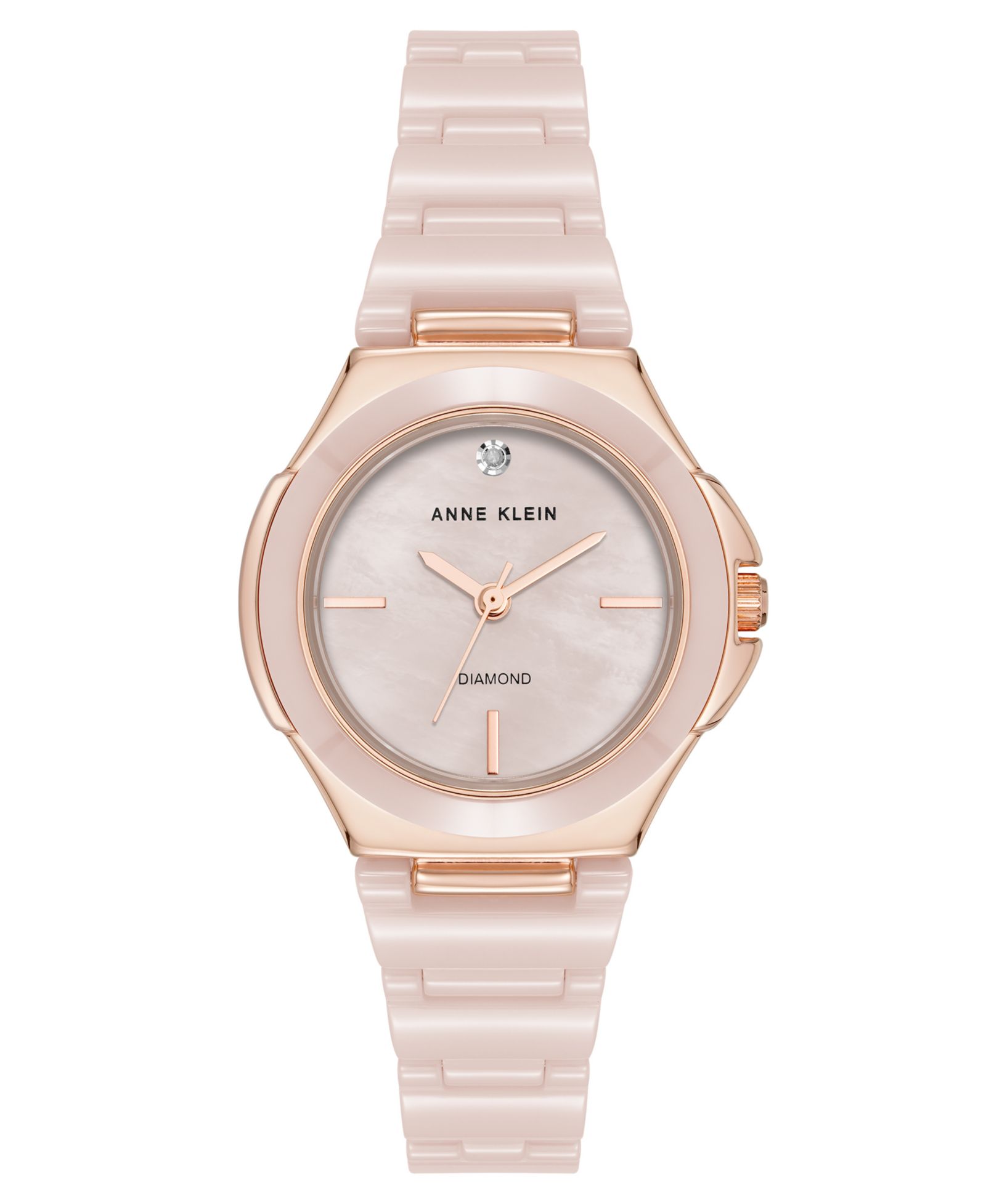 Женские наручные часы Anne Klein Quartz Pink Ceramic 30mm