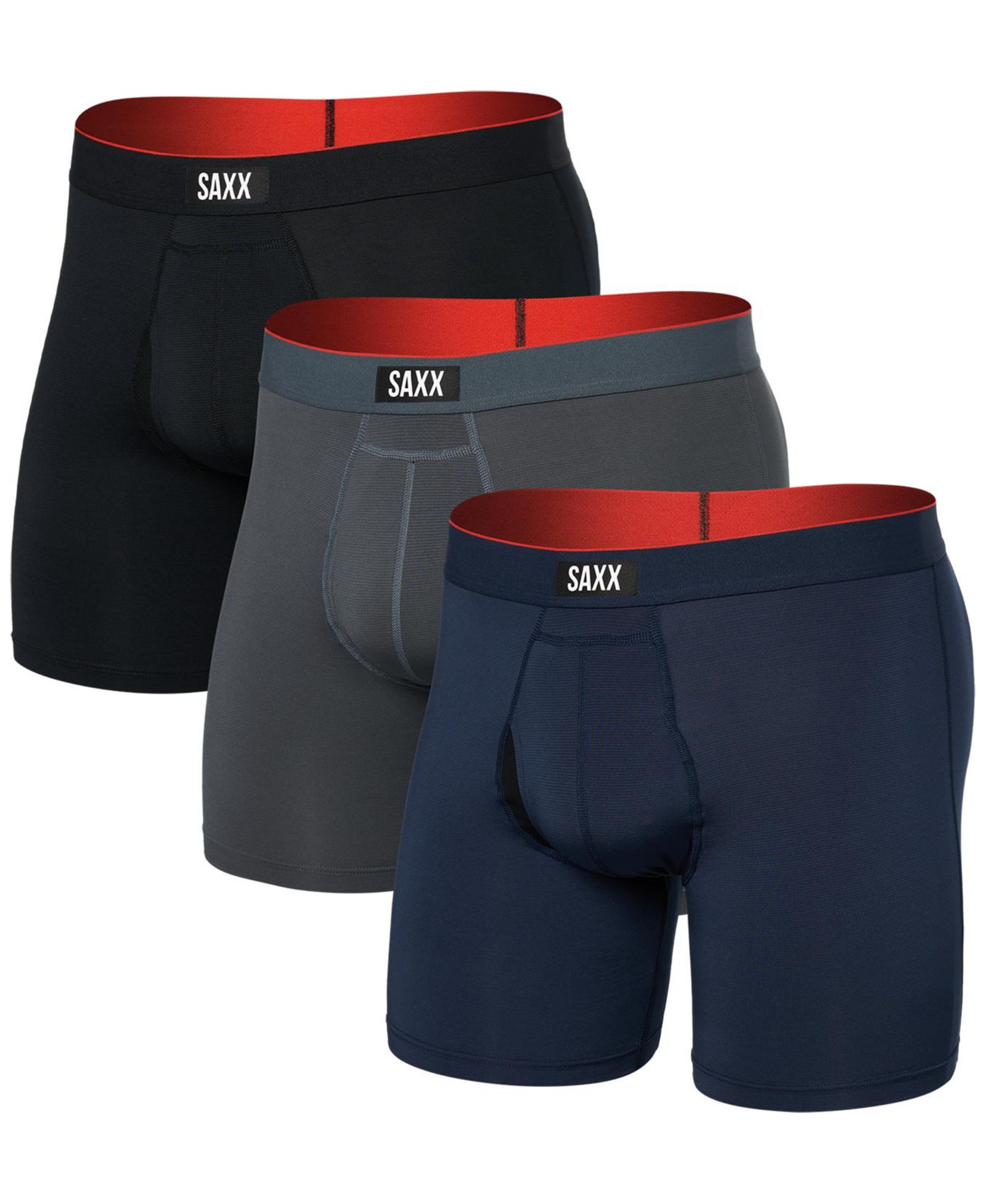 SAXX Мужские многофункциональные боксеры из сетки, 3 шт