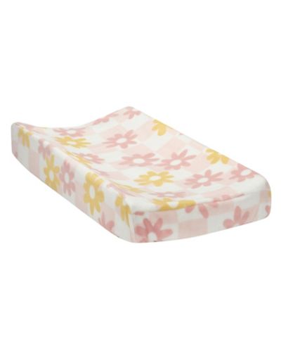 Наволочка на пеленальный коврик Lambs & Ivy Daisy Dreams Pink/White Checkered