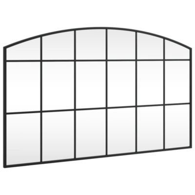 Настенное зеркало vidaXL Black 39.4"x23.6" Arch Iron
