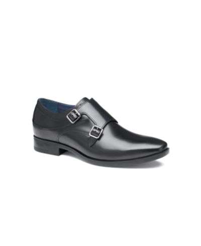 Johnston & Murphy Men's Gibbons Double-Buckle Monk Oxfords