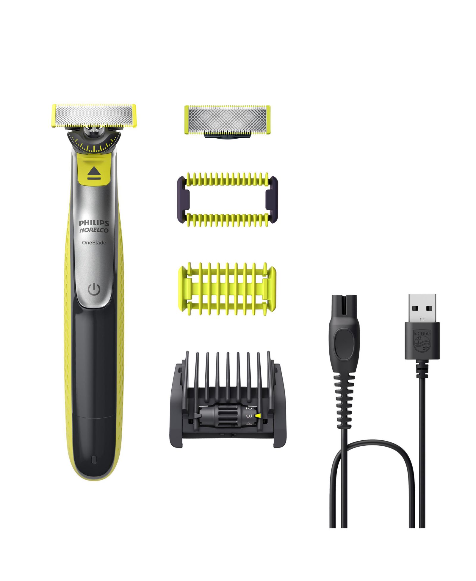 Norelco Philips OneBlade 360 Face + Body hybrid electric shaver and trimmer